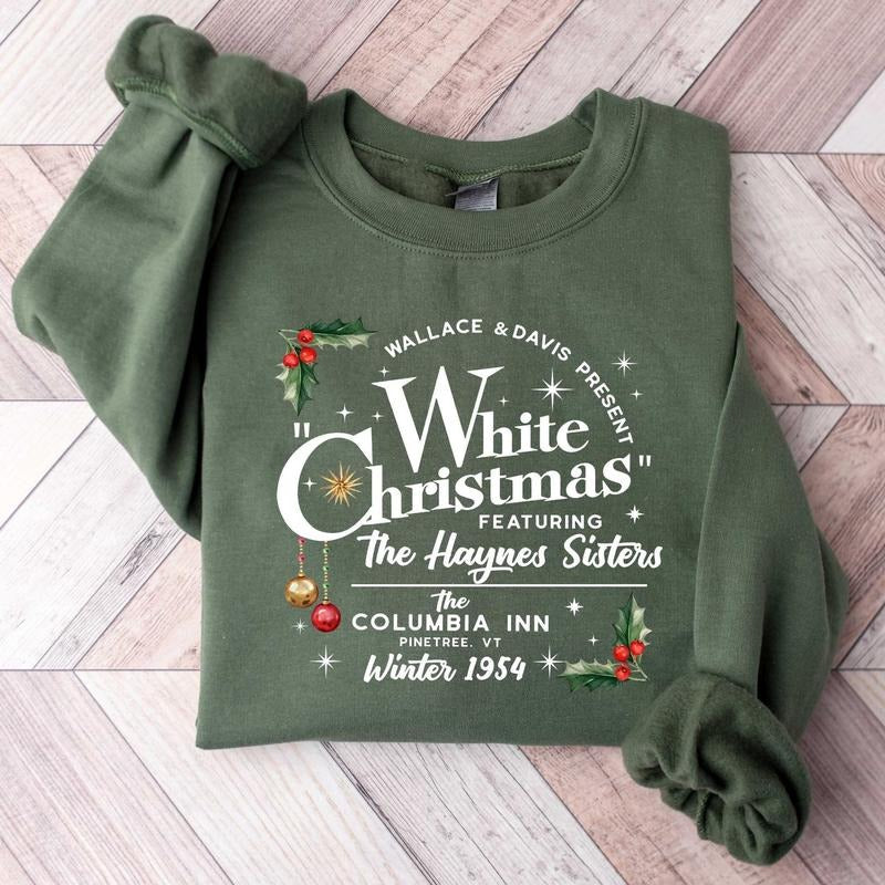 White Christmas Movie Shirt, Christmas Holiday Shirt, White Christmas Movie 1954 Shirt, Christmas Shirt, Wallace And...