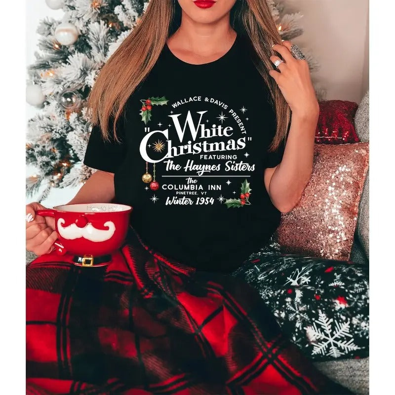 White Christmas Movie Sweatshirt, Wallace and Davis Sweater, Haynes Sisters Crewneck, Christmas White Movie 1954...