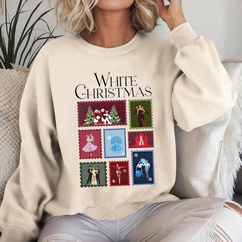 White Christmas Shirt, Christmas Film Sweatshirt, White Christmas Shirt, Sisters Sisters Christmas Song Shirt Hoodie