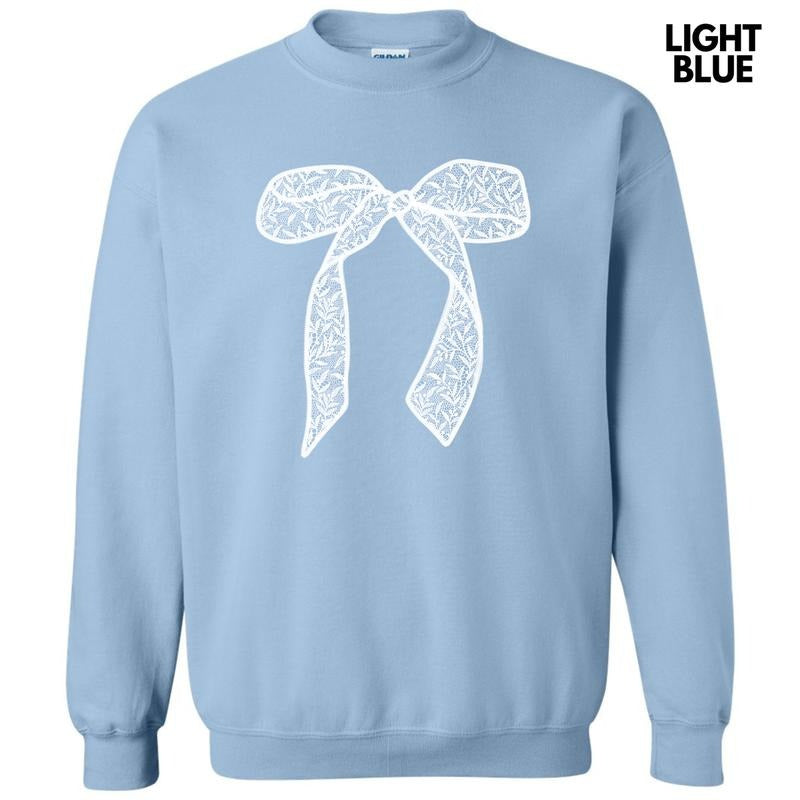 White Lace Bow Sweatshirt 'NLB' T-Shirts, Hoodie | TeeBloomCo.com