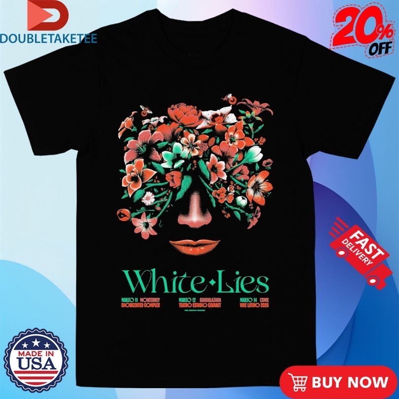 White Lies Mar 14 2926 Vivi Latino Flower Shirts