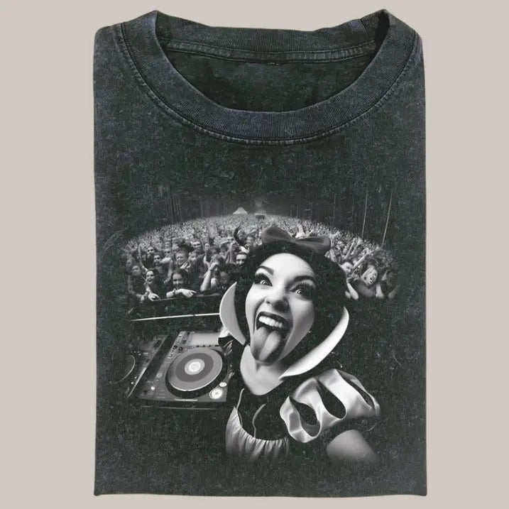 White Princess Festival T-Shirt, Princess Graphic Tees, Meme Cringe Funny Dumb Shirts, Unisex Movie Shirt Menswear...