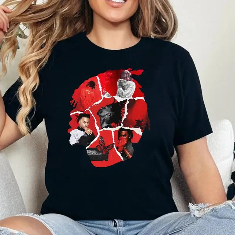 WhoIe L0tta Red Songs Head Retro Shirt PIaybol Carti Head Songs Retro Shirt Hoodie, Sweatshirt | TeeBloomCo.com