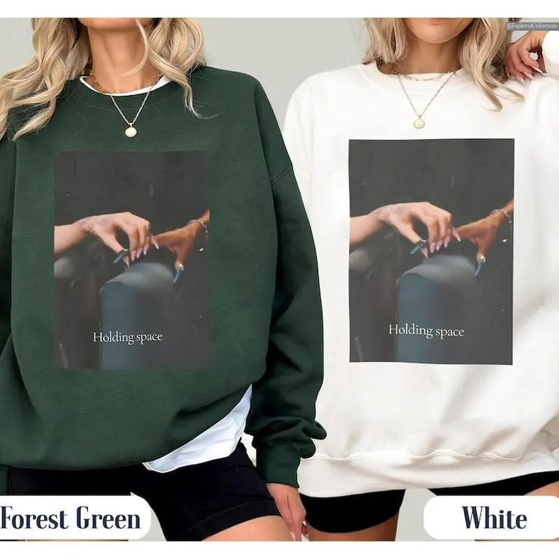 Wicked Holding Space Changed For Good Sweatshirt, Hoodie, Tee, #Ariana #Cynthia #Glinda Finger Hold Defy Gravity, Musical...