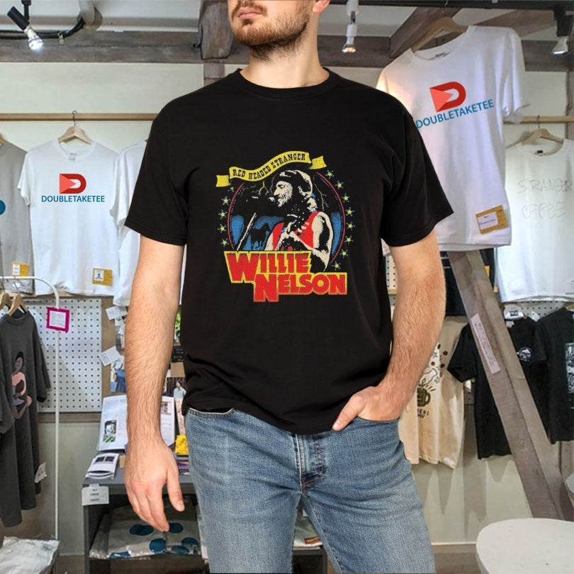 Willie Nelson Red Headed Stranger Star Shirts