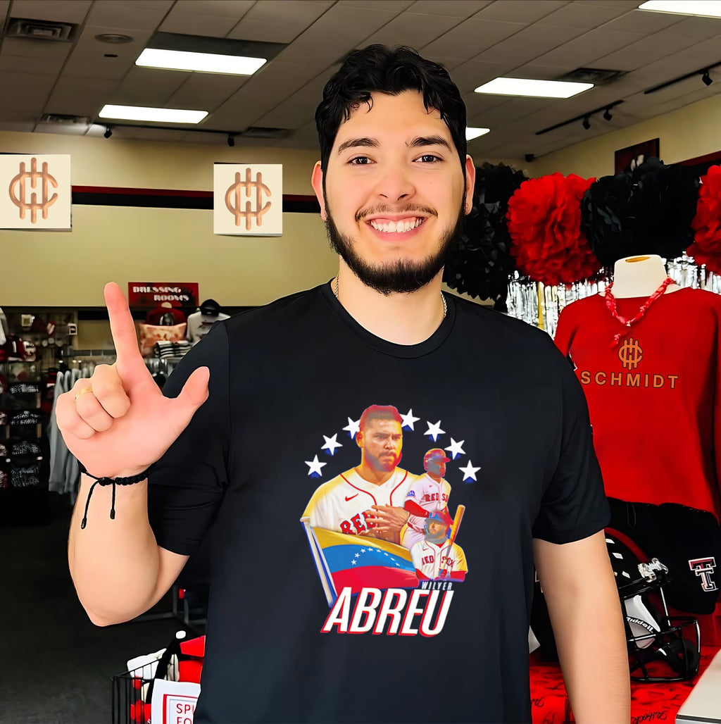 Wilyer Abreu Boston Red Sox Venezuela Flag shirt