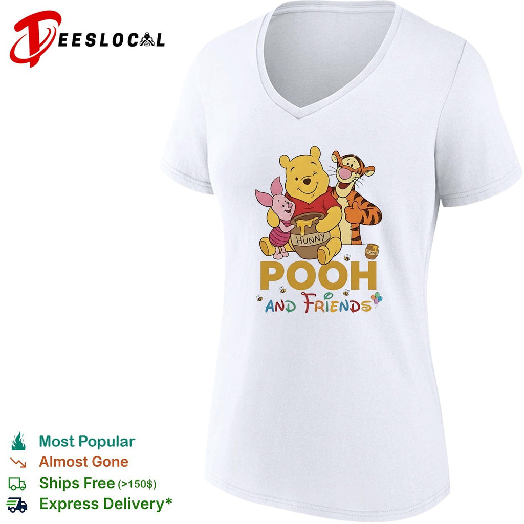 Winnie the Pooh Piglet and Tigger and friends honey pot vintage shirt