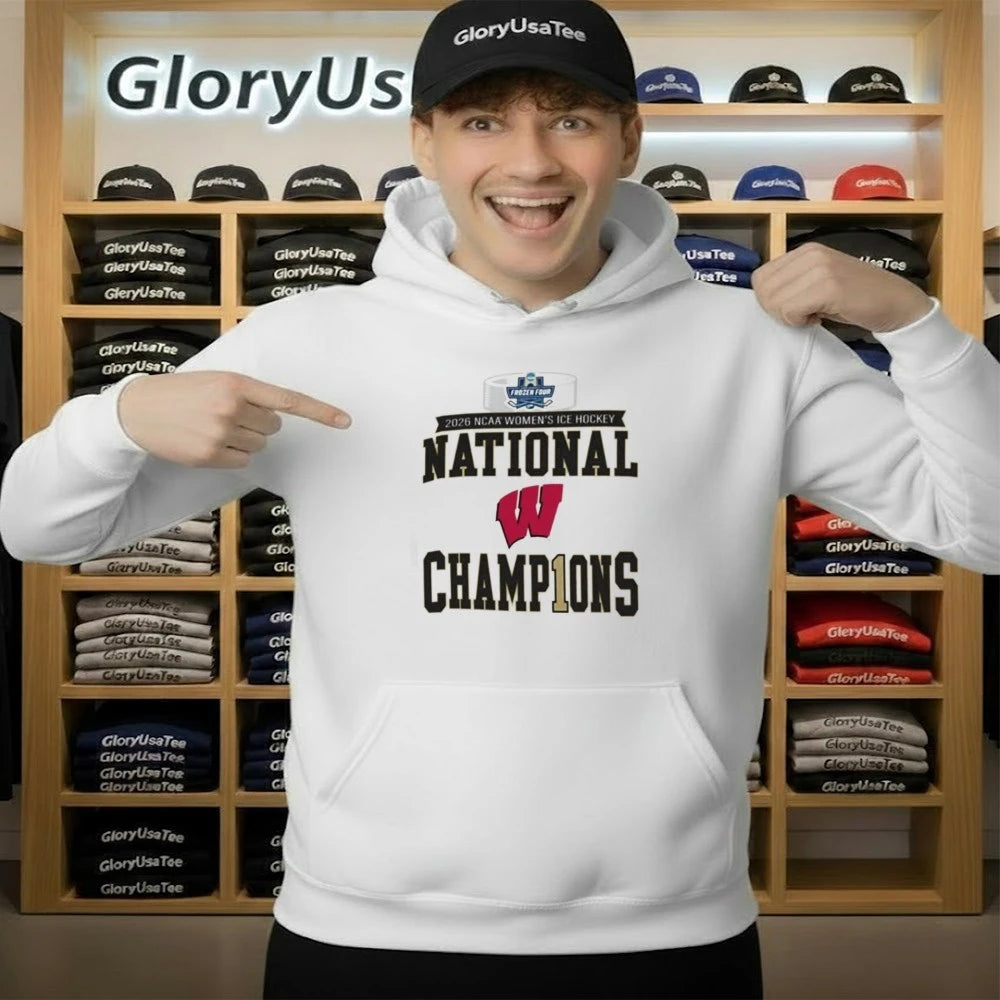 Wisconsin Badgers Champion Adult 2026 NCAA Women’s Hockey National Champions T-Shirt