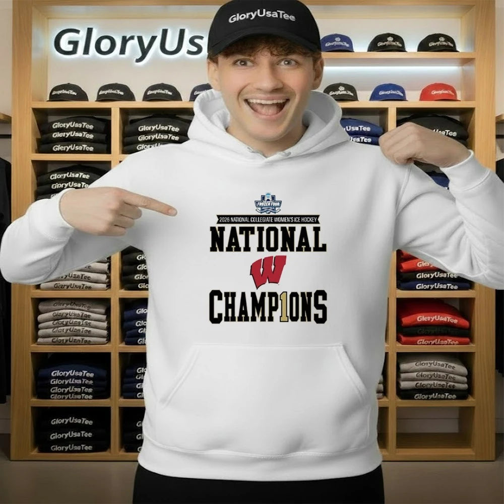 Wisconsin Women’s Hockey 2026 National Champions Shirt