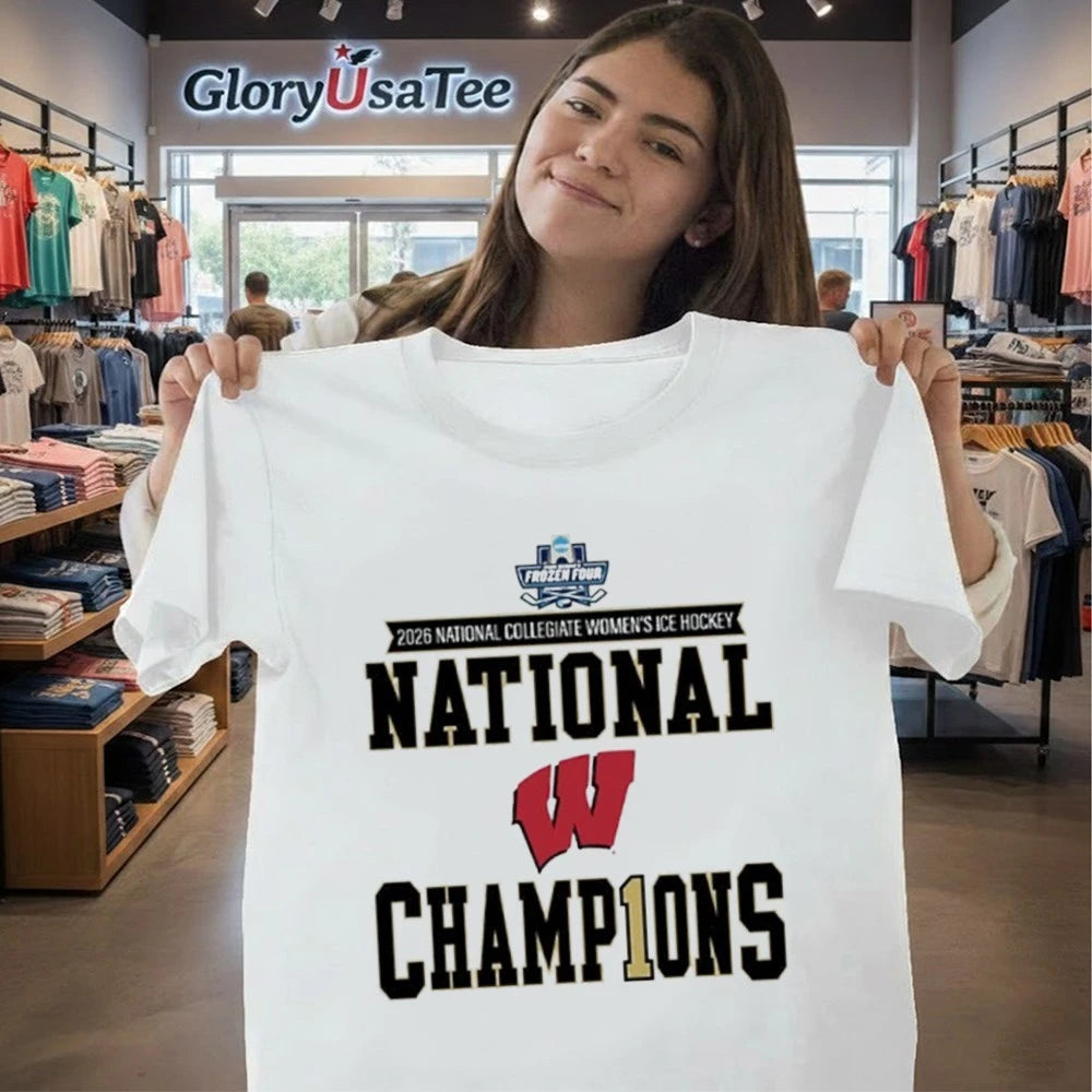 Wisconsin Women’s Hockey 2026 National Champions Shirt
