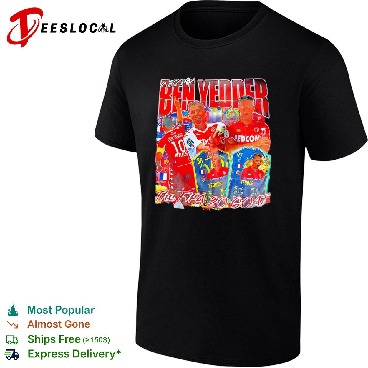 Wissam Ben Yedder AS Monaco Ligue 1 The FIFA 20 Goat shirt