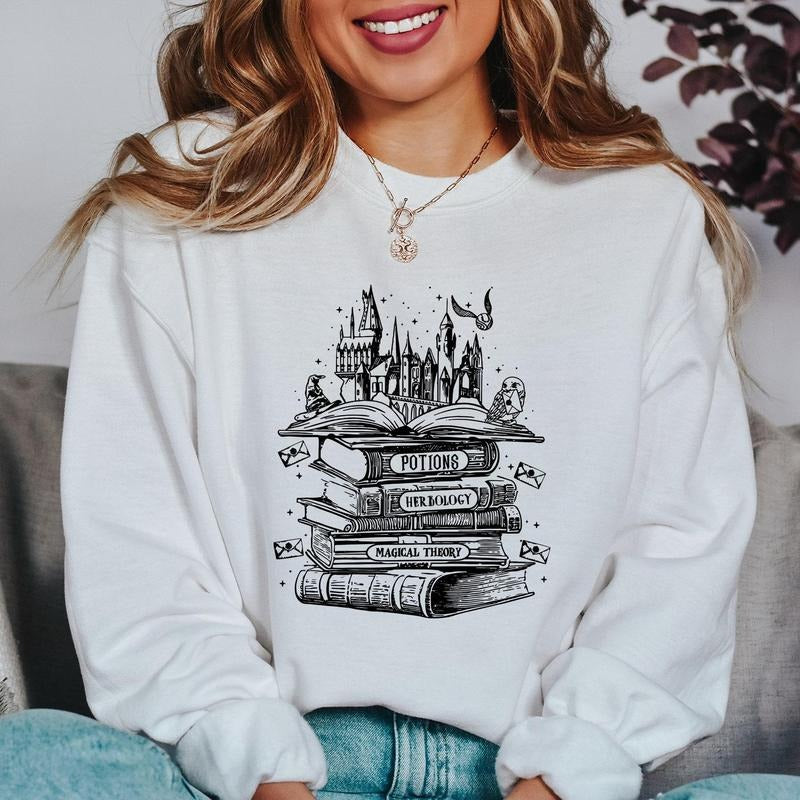 Wizard Bookstore Shirt, Wizard Castle Books Hoodie, Wizard School Sweatshirt, Nerd T-Shirt, Fun Magic Castle Shirt, Gift...