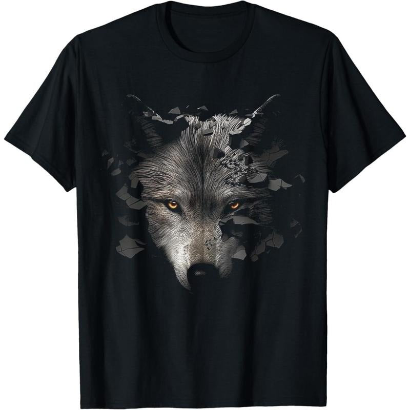 Wolf Lover Fantasy Artwork | Animal Motif Wolf T-Shirt  made in usa Hoodie, Sweatshirt | TeeBloomCo.com