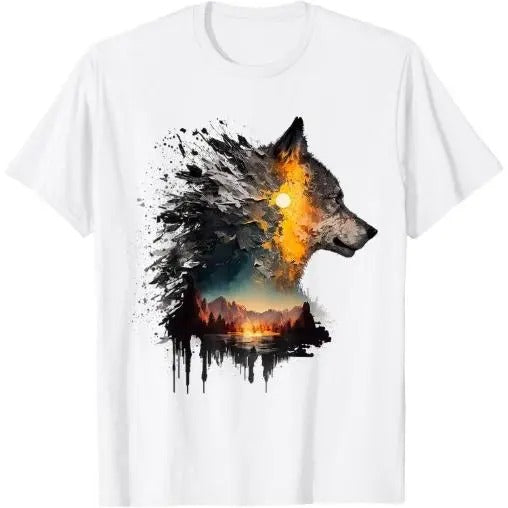Wolf animal lovers, animal wolf T-Shirt Made in USA Hoodie, Sweatshirt | TeeBloomCo.com