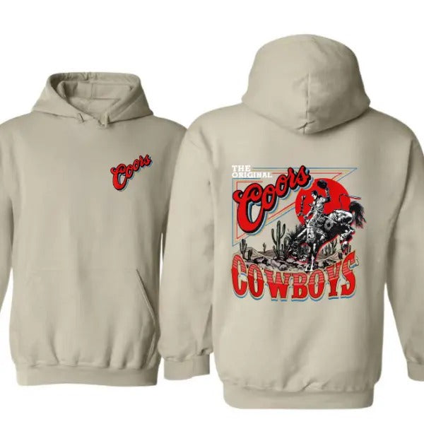 C00rs Western Cowboy 2 Sides Hoodie/Sweatshirt(No Hood)/T-Shirt, For Men/Women
