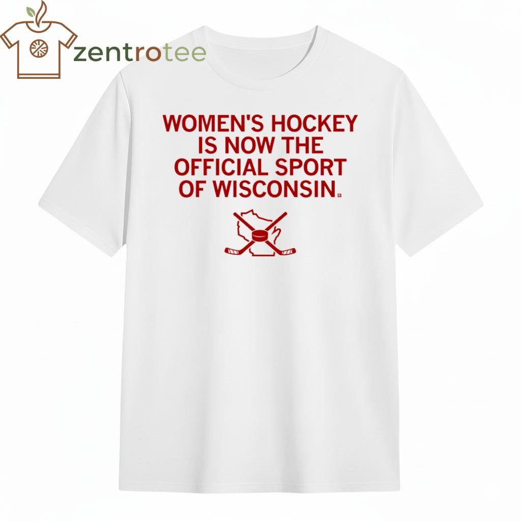 Women’s Hockey is now the official Sport of Wisconsin tee