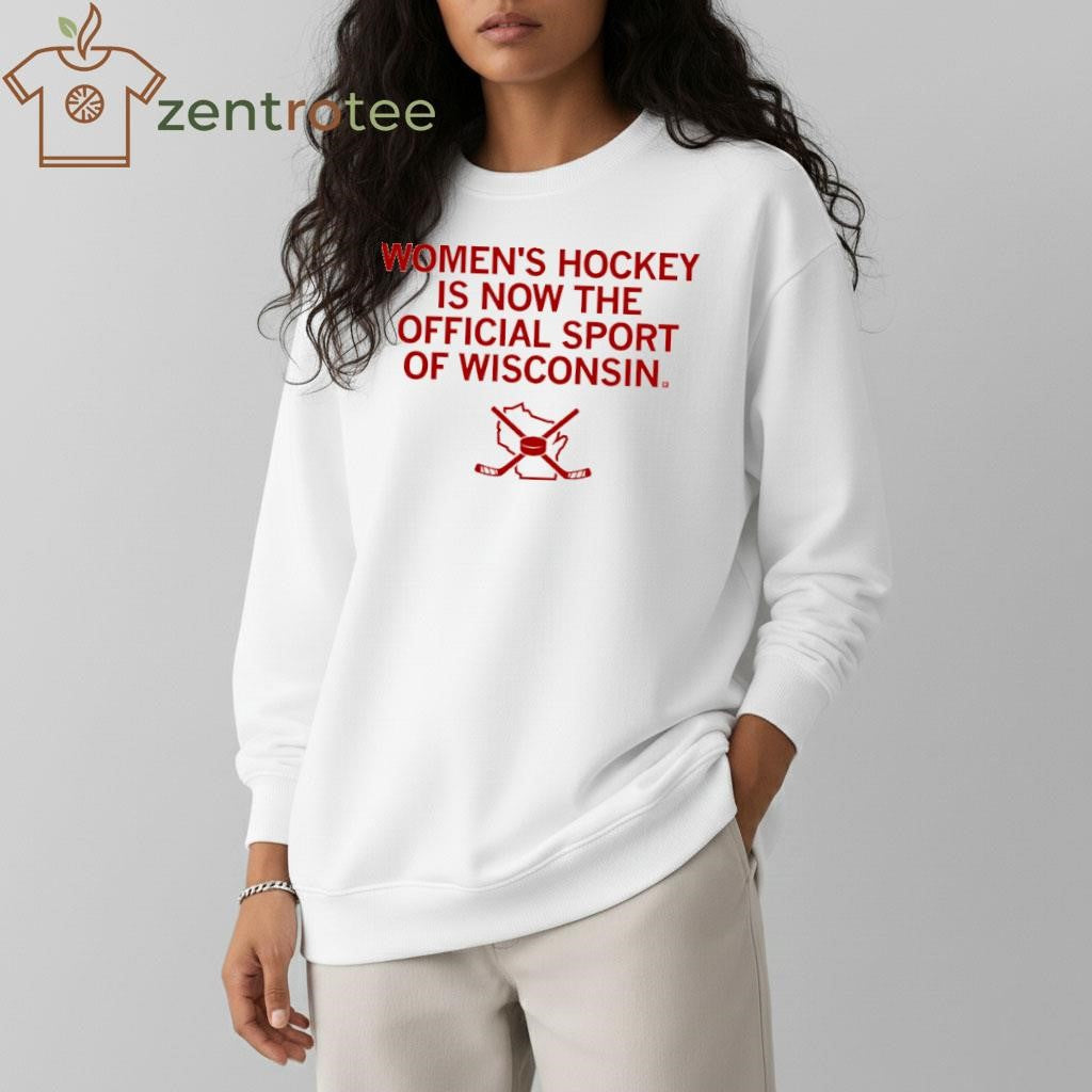 Women’s Hockey is now the official Sport of Wisconsin tee