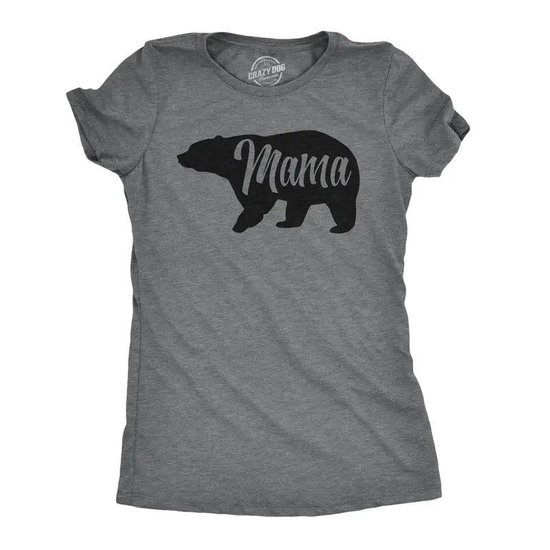 Womens Mama Bear T shirt Cute Funny Best Mom of Boys Girls Cool Mother Tee Funny Womens T Shirts Cute Slimming Top...