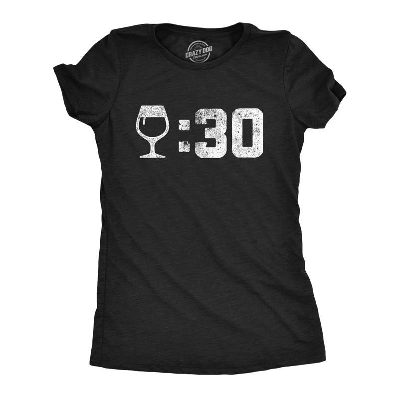 Womens Wine 30 Funny T Shirt Drinking Graphic Tee Sarcastic Shirt for Ladies Funny Womens T Shirts Cute Slimming Top...