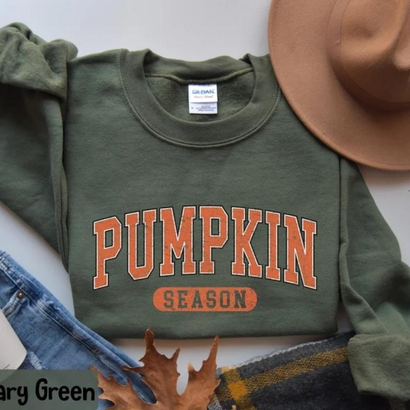 Word Design Halloween Sweatshirt, Womens Halloween Sweatshirt, Cute Fall Sweater, Gift For Halloween, Spooky Season Shirt...