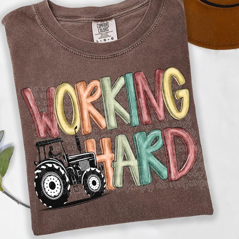 Working Hard Farm DTF Transfers - THIS IS NOT A SHIRT Hoodie, Sweatshirt | TeeBloomCo.com