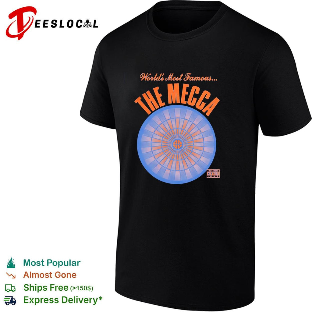 World’s most famous The Mecca Madison Square Garden New York Knicks blue shirt