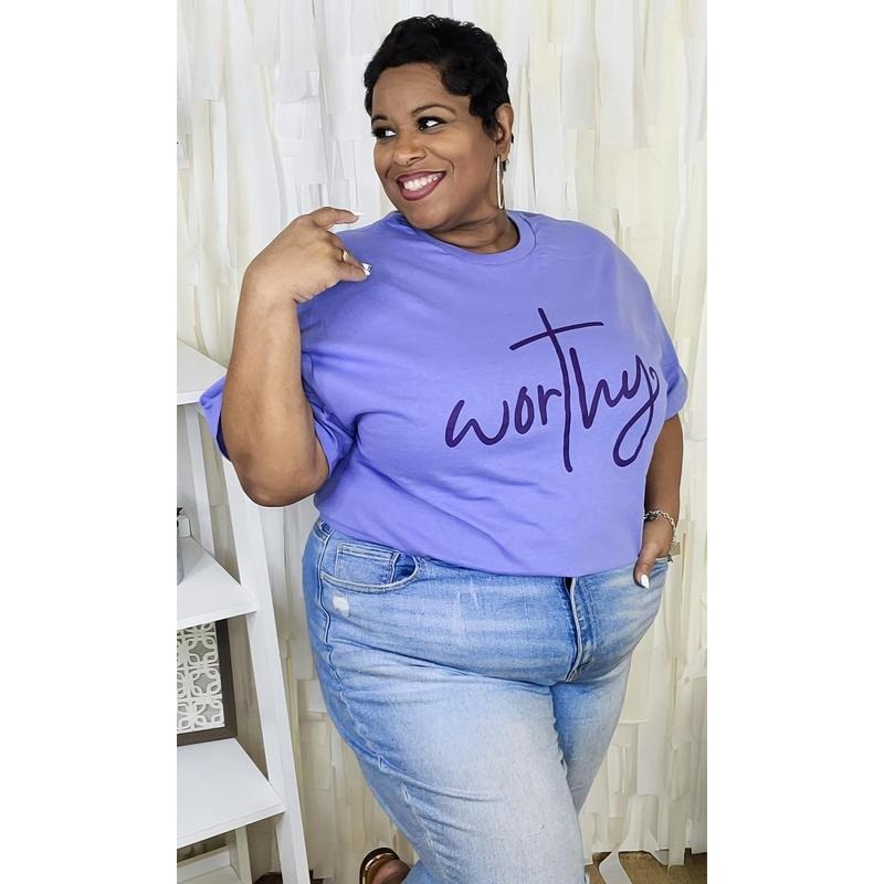 Worthy Graphic T-Shirt Hoodie, Sweatshirt | TeeBloomCo.com