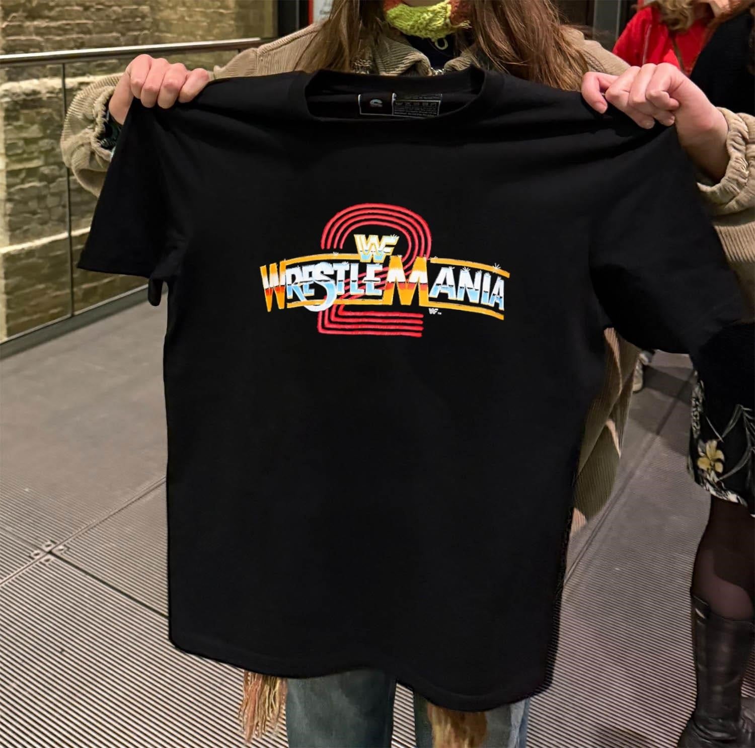 WrestleMania 2 world wrestling federation vintage event shirt
