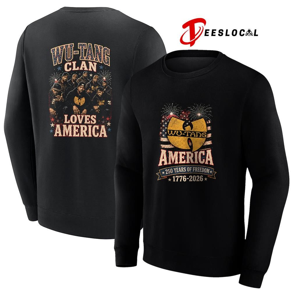 Wu Tang Clan America 250 years of freedom loves America shirt