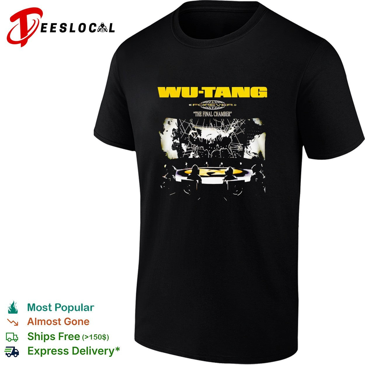 Wu Tang Clan forever the final chamber concert stage silhouette poster shirt