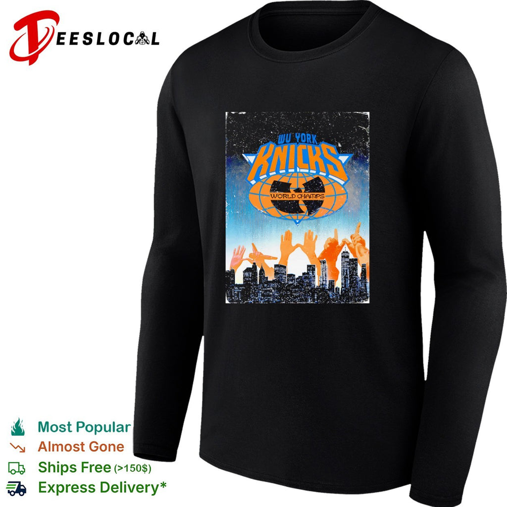 Wu York Knicks World Champs New York Knicks NBA Wu Tang Clan mashup Shirt