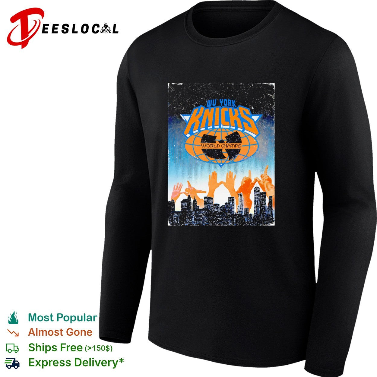 Wu York Knicks World Champs New York Knicks NBA Wu Tang Clan mashup Shirt