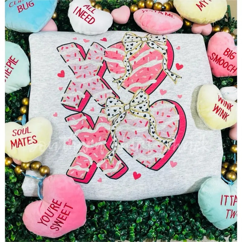 XoXo snack cake Sweatshirt ~ ash gray T-Shirts, Hoodie | TeeBloomCo.com