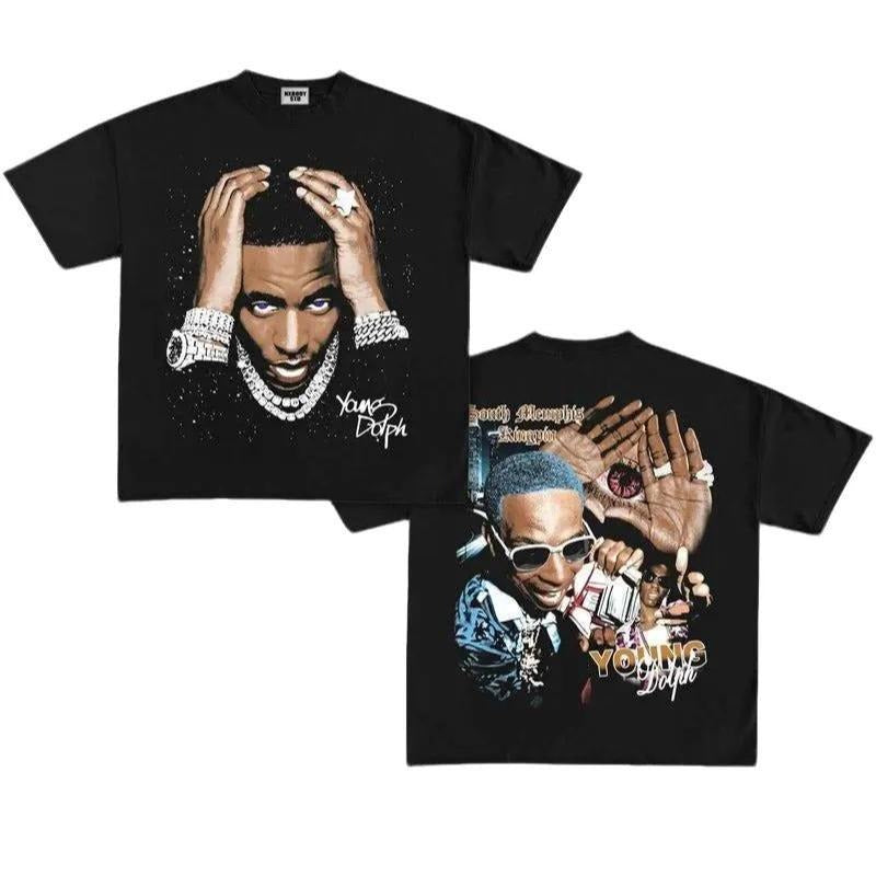 Y0ung Dolph Streetwear Shirt Rap Legend Graphic Fan Tee Hoodie, Sweatshirt | TeeBloomCo.com