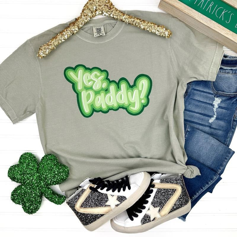 YES, Paddy Comfort Colors T-Shirt Hoodie, Sweatshirt | TeeBloomCo.com