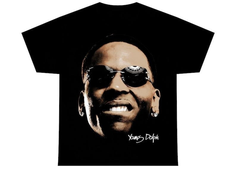 YOUNG DOLPH T-SHIRT, Graphic Tee Iconic Style for Rap Fans Hoodie, Sweatshirt | TeeBloomCo.com