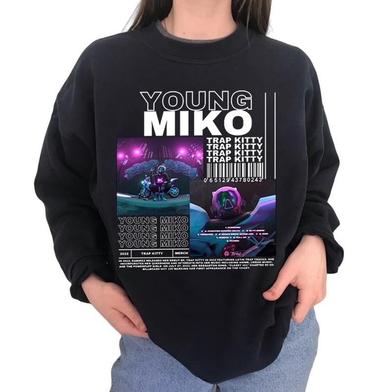 YOUNG MIKO Graphic T Shirt, Retro 90s YOUNG MIKO  Bootleg Tee Hoodie Sweater Sweatshirt | TeeBloomCo.com