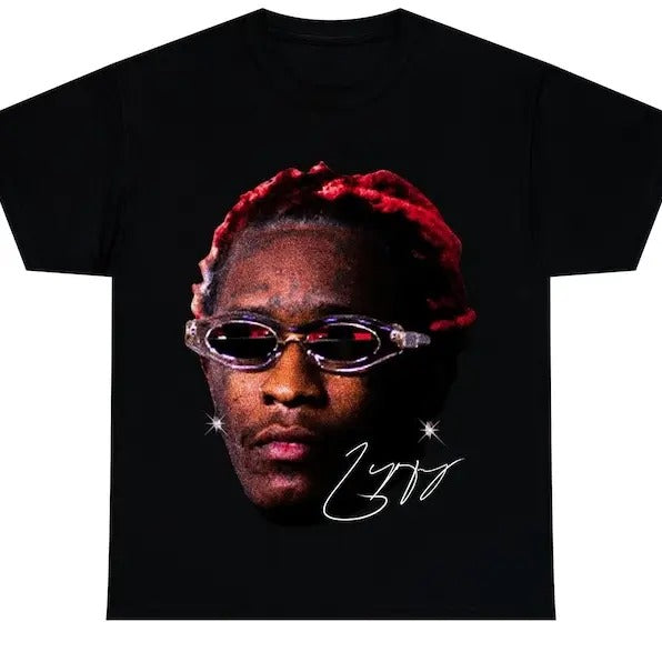 YOUNG THUG T-SHIRT  Rap Tee Concert Merch Kanye Thugger Slime Season Hoodie, Sweatshirt | TeeBloomCo.com