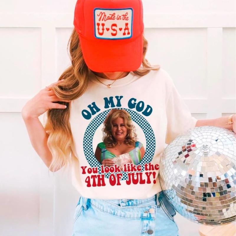 You Look Like the 4th of July Shirt, Funny Fourth of July Shirt, 4th Of July Movie Meme Tank Top, Patriotic Shirt, July...