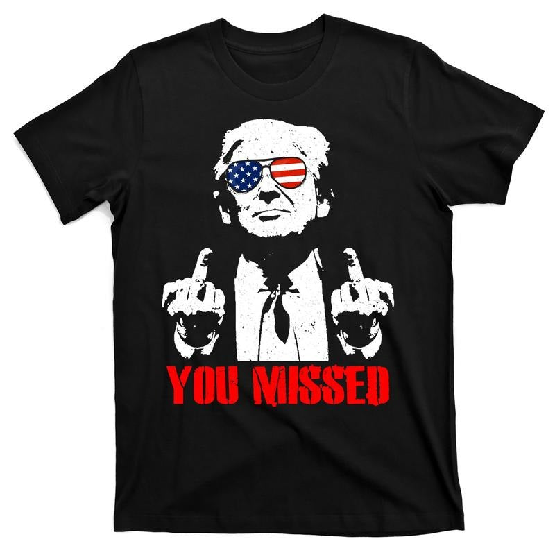 You Missed Middle Finger Trump 2024 Take America Back Pennsylvania Rally T-Shirt Hoodie, Sweatshirt | TeeBloomCo.com