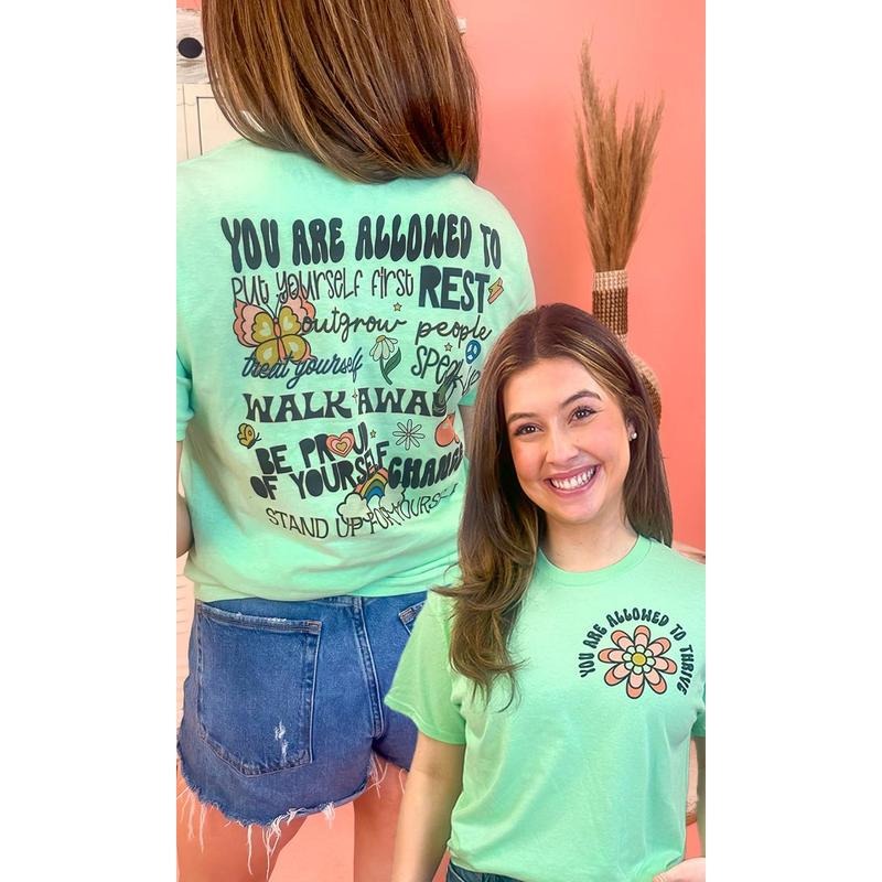 You are Allowed Graphic Shirt Hoodie, Sweatshirt | TeeBloomCo.com