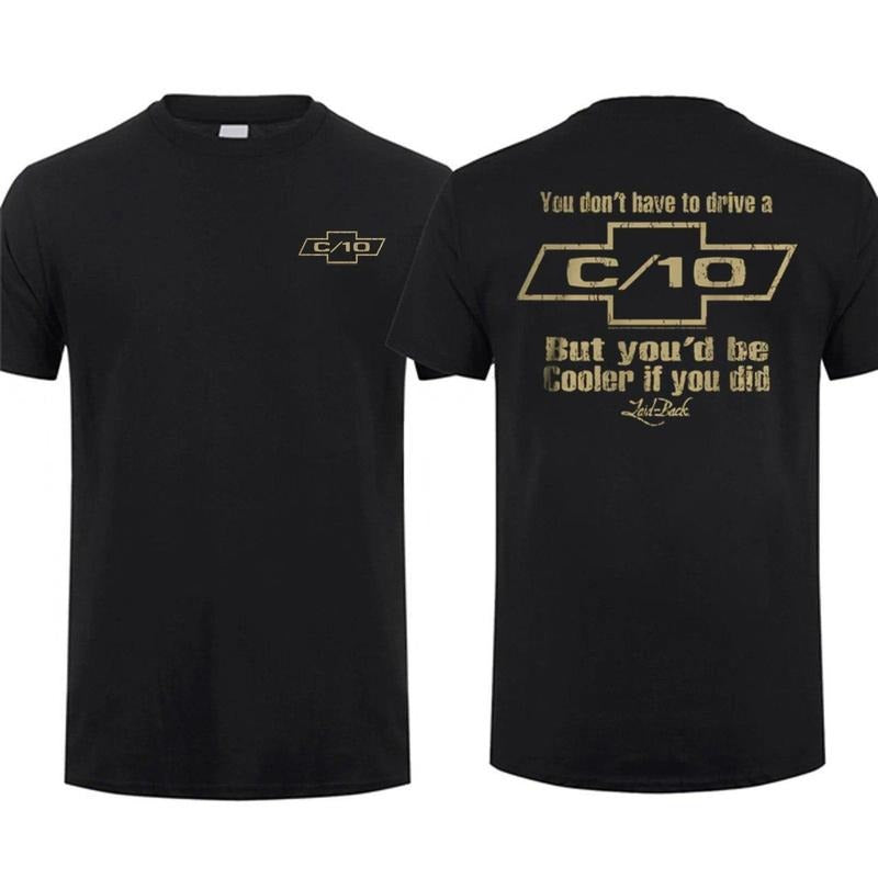 You'd Be Cooler C10 Shirt Chevy Shirt Menswear Chevy Gang Obs Shirt Truck Shirt, Menswear Car Parts Short Sleeve Hoodie,...