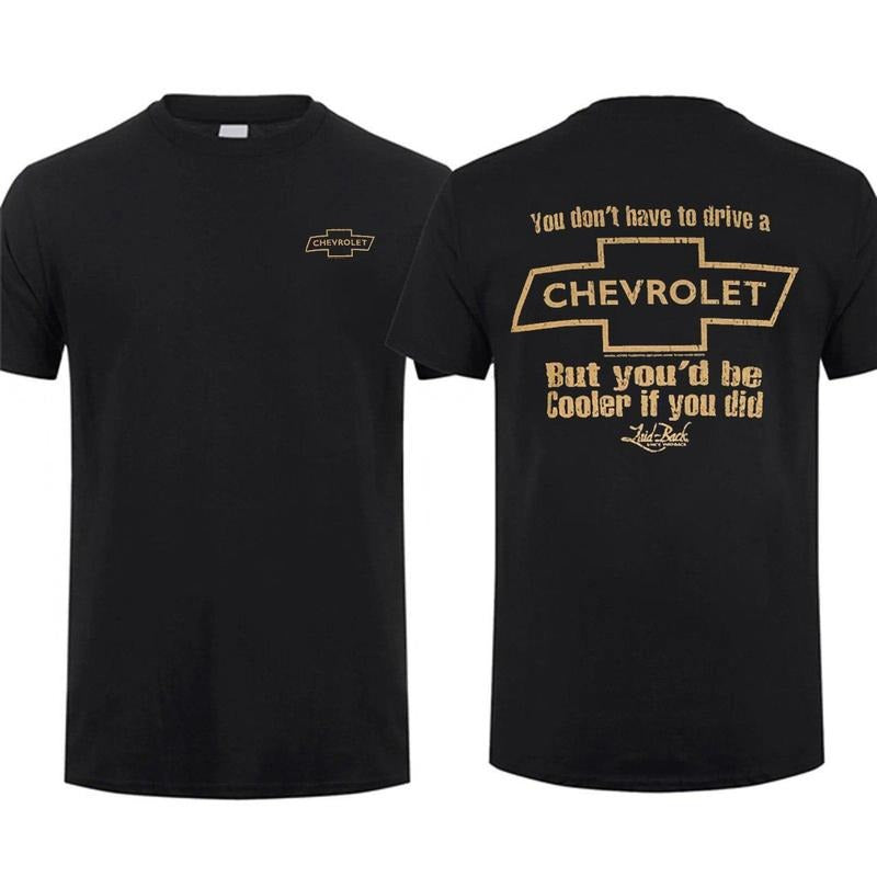 You'd Be Cooler Chevy Shirt Chevy C10 Shirt Menswear Chevy Gang Obs Shirt Truck Shirt, Menswear Car Parts Short Sleeve...
