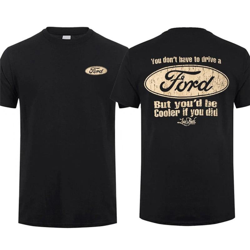 You'd Be Cooler Ford Shirt Ford Shirt Menswear Ford Obs Shirt Truck Shirt, Menswear Car Parts Short Sleeve Hoodie, Sweatshirt