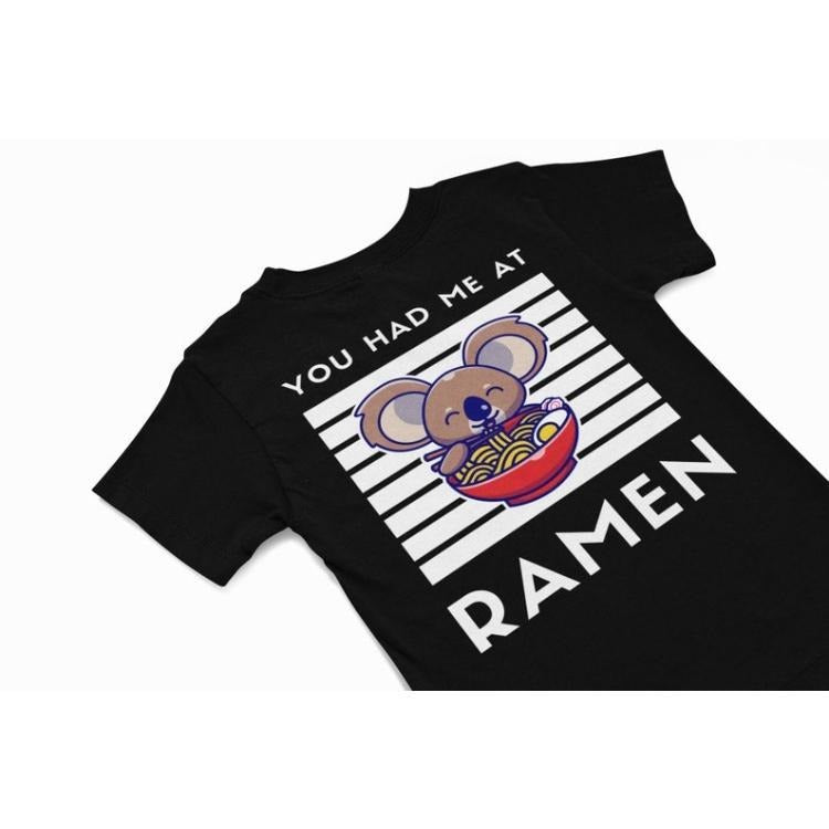 You had me at Ramen, Koala Bear T-Shirt, Cute Panda Tee, Japanese vacation T shirt gift, quirky food humour t shirt,...
