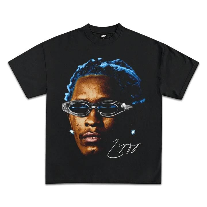 Young Thug Blue Graphic T-Shirt Hoodie, Sweatshirt | TeeBloomCo.com