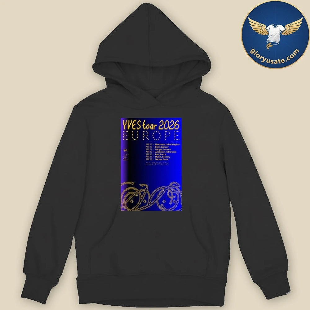Yves 2026 Europe Tour Poster Shirt