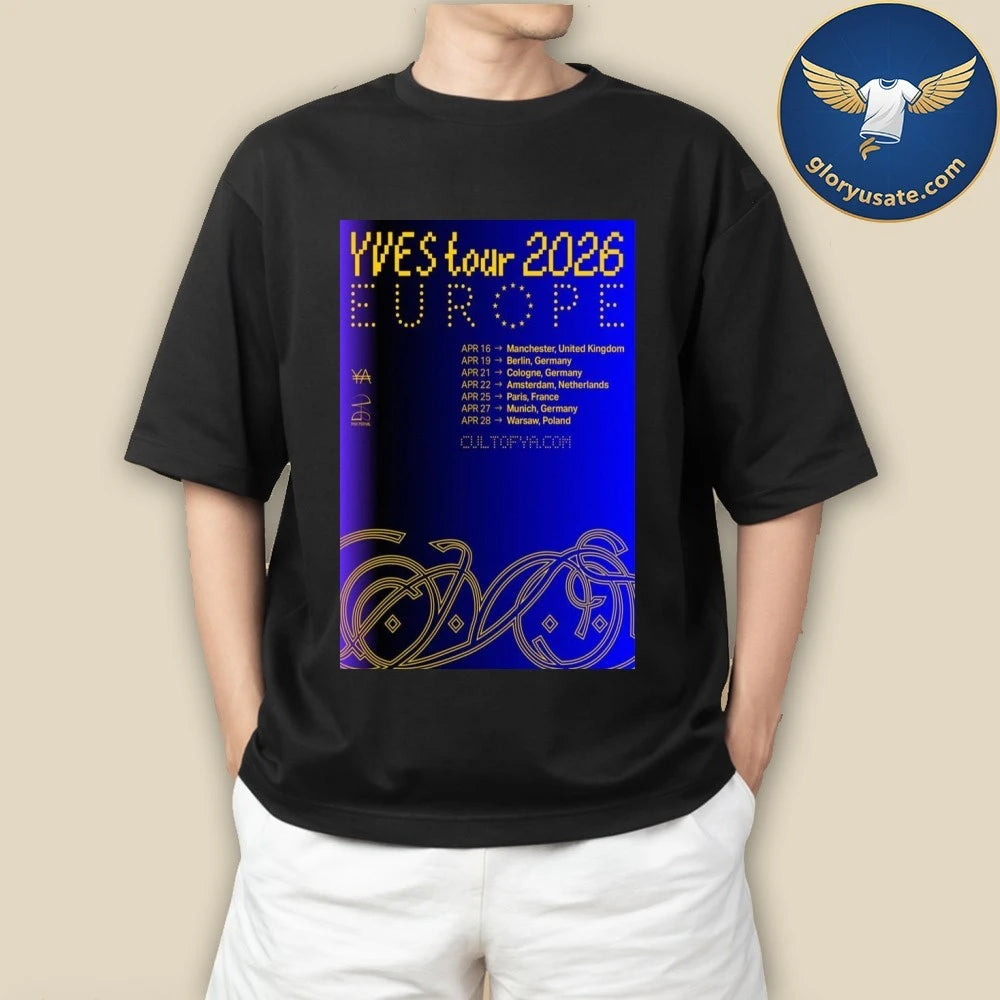 Yves 2026 Europe Tour Poster Shirt