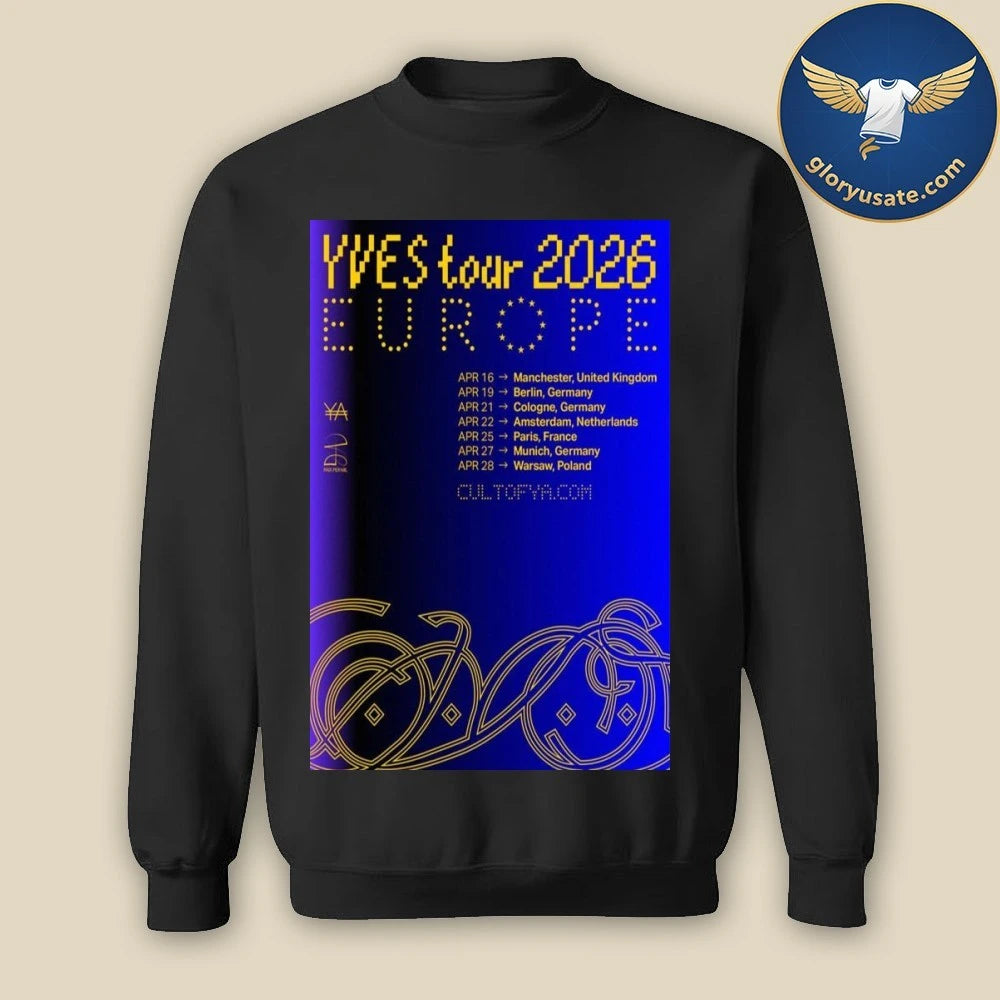 Yves 2026 Europe Tour Poster Shirt