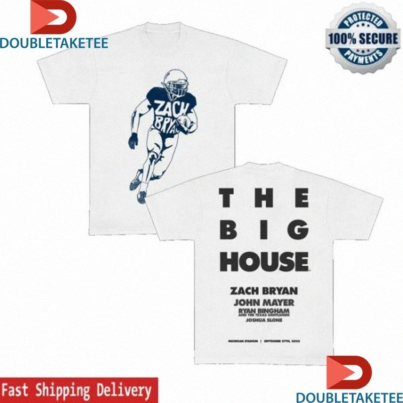 Zach Bryan The Big House Shirts